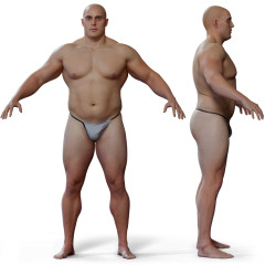 Animation Ready Body Scan / Male 03