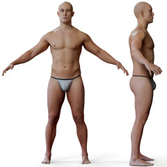 Animation Ready Body Scan / Male 04