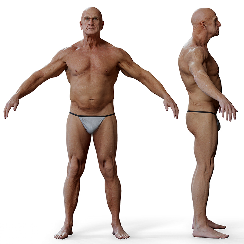 Animation Ready Body Scan / Male 05