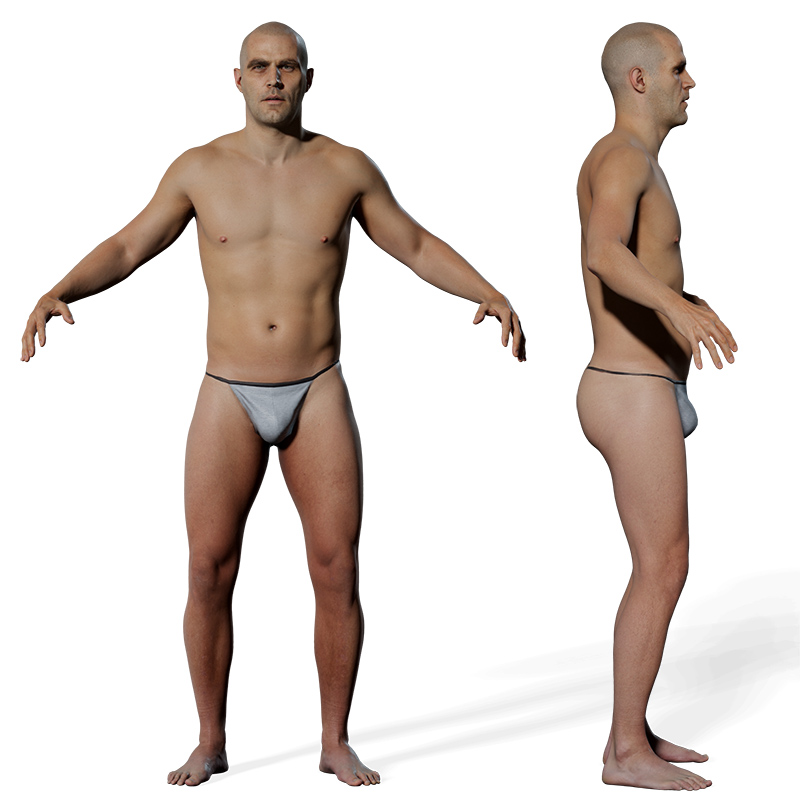 Animation Ready Body Scan / Male 06
