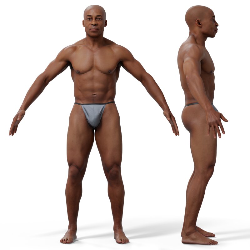 Animation Ready Body Scan / Male 07