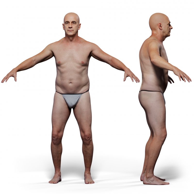 Animation Ready Body Scan / Male 09