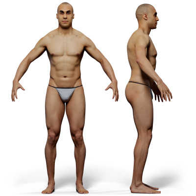 Animation Ready Body Scan / Male 10