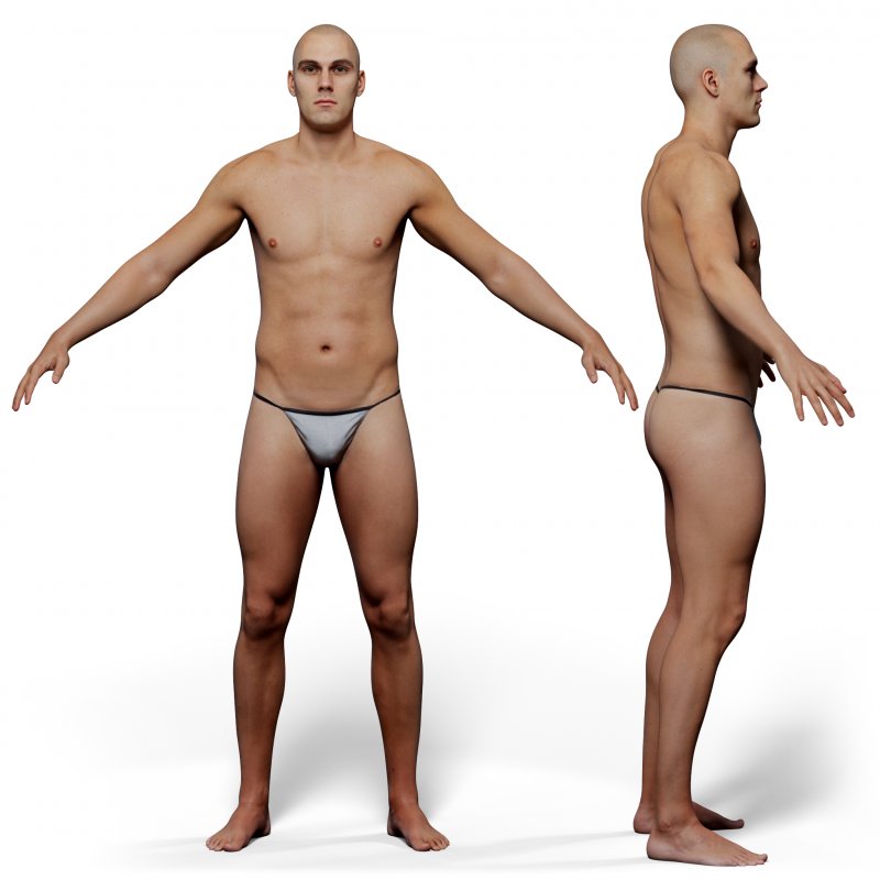 Animation Ready Body Scan / Male 11