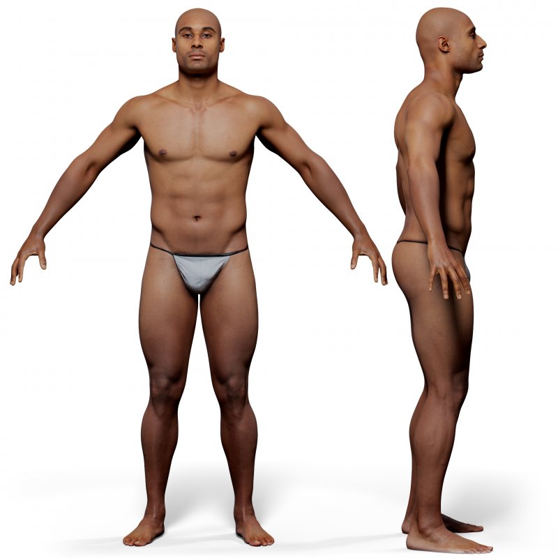 Animation Ready Body Scan / Male 12