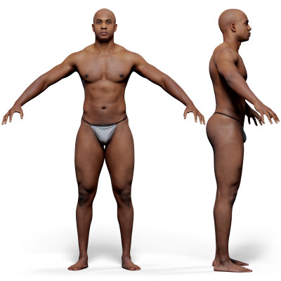 Animation Ready Body Scan / Male 13