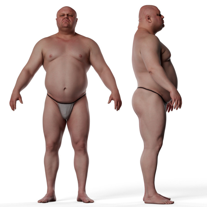 Animation Ready Body Scan / Male 15