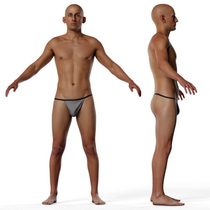 Animation Ready Body Scan / Male 16