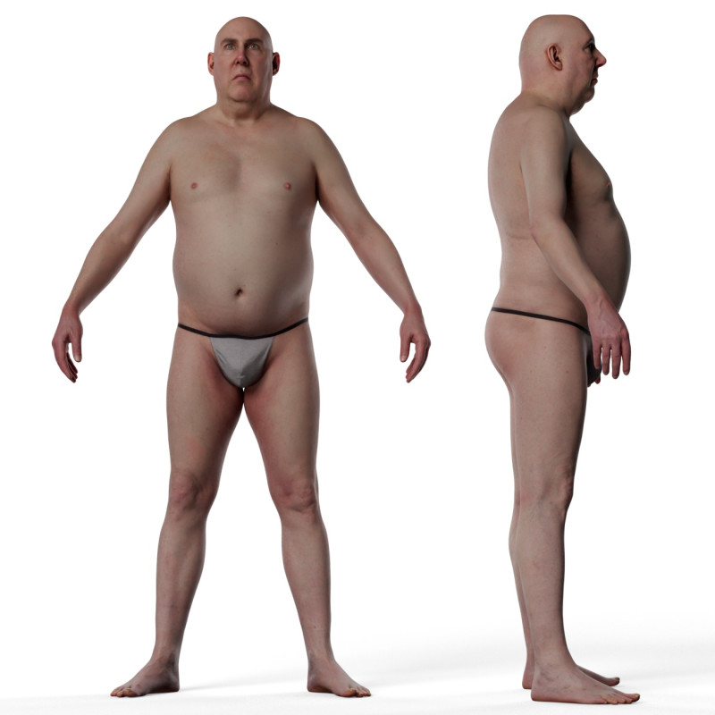 Animation Ready Body Scan / Male 18