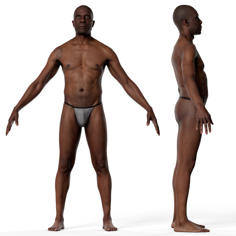 Animation Ready Body Scan / Male 19