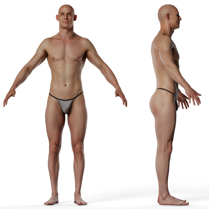 Animation Ready Body Scan / Male 25