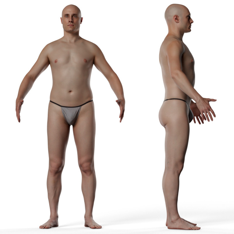 Animation Ready Body Scan / Male 28