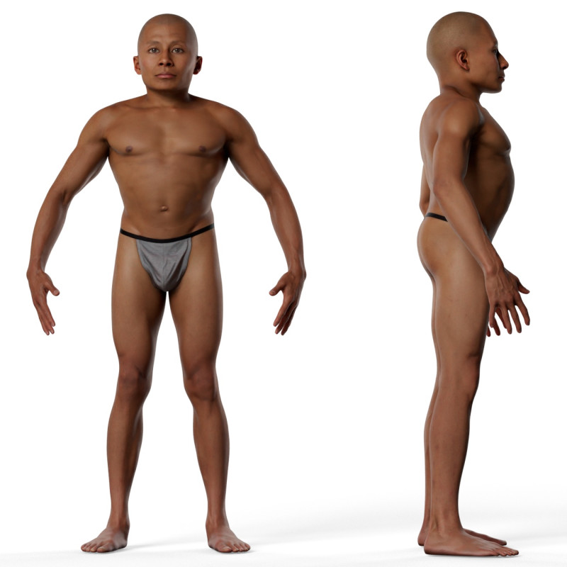 Animation Ready Body Scan / Male 32