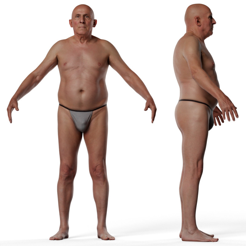 Animation Ready Body Scan / Male 33