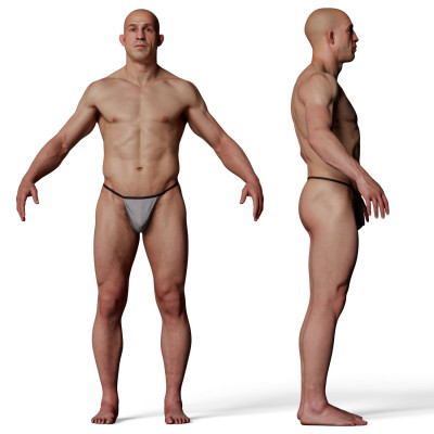 Animation Ready Body Scan / Male 35