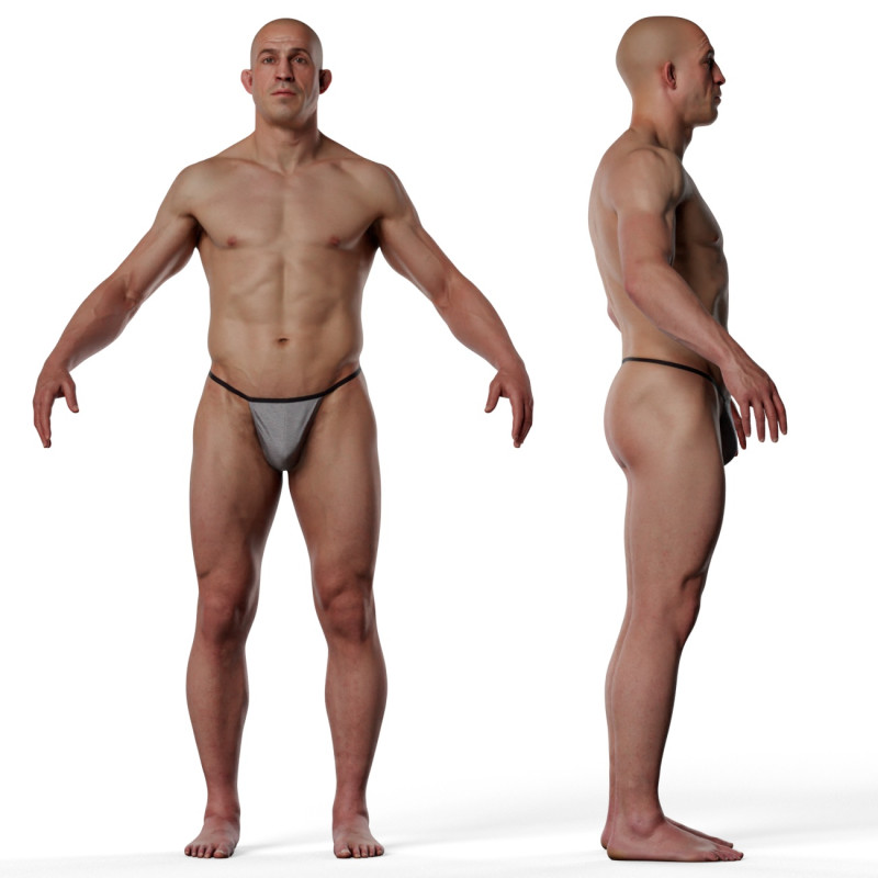 Animation Ready Body Scan / Male 35