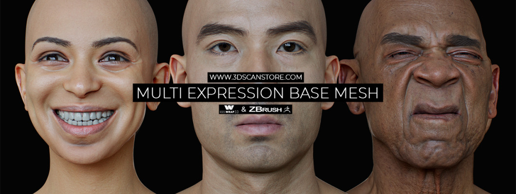 Free - Multi Expression Basemesh