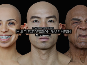 Free - Multi Expression Basemesh