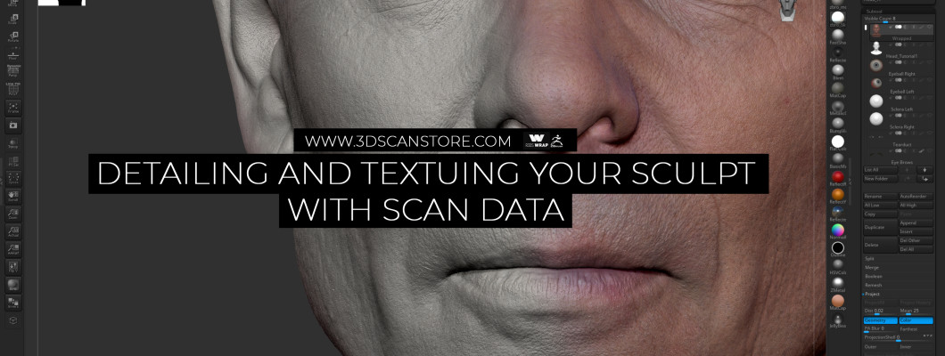 Detailing And Texturing Your Sculpt Using Scan Data Detailing And Texturing Your Sculpt Using Scan Data