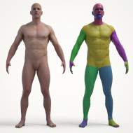 Ultimate Textured Male Base Mesh 