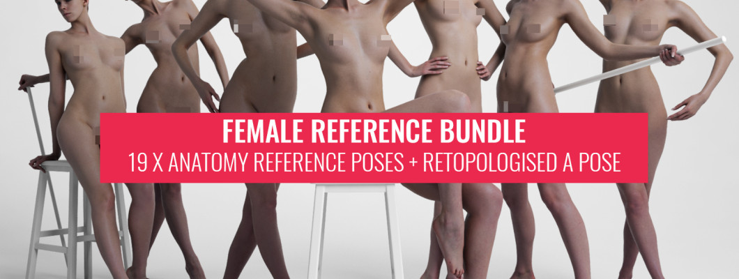 New Female Anatomy Reference Pack