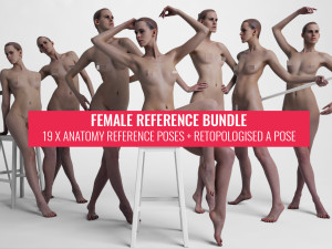 New Female Anatomy Reference Pack