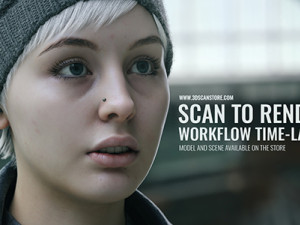 Scan to render workflow - time-lapse
