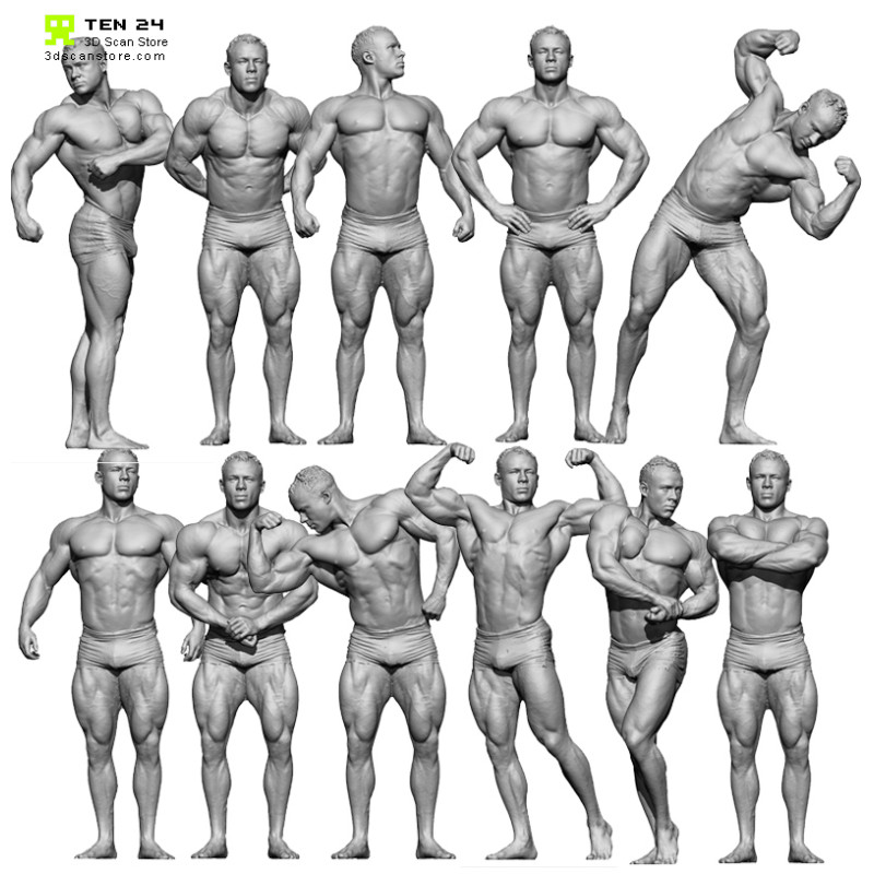 Bodybuilder Bundle + Render Scene