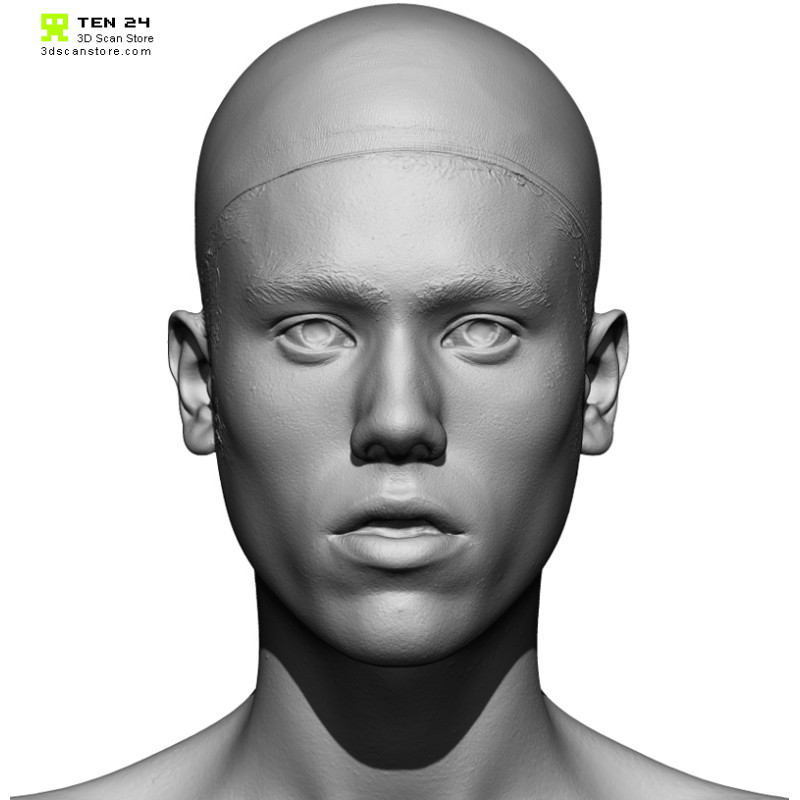 Male 29 Head Scan Cleaned