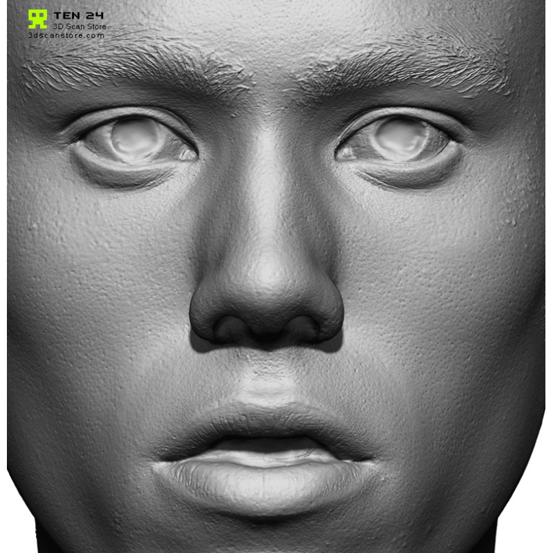 Male 29 Head Scan Cleaned