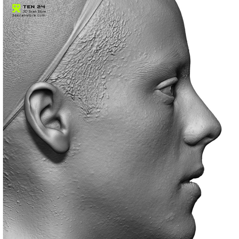 Male 21 Head Scan Cleaned