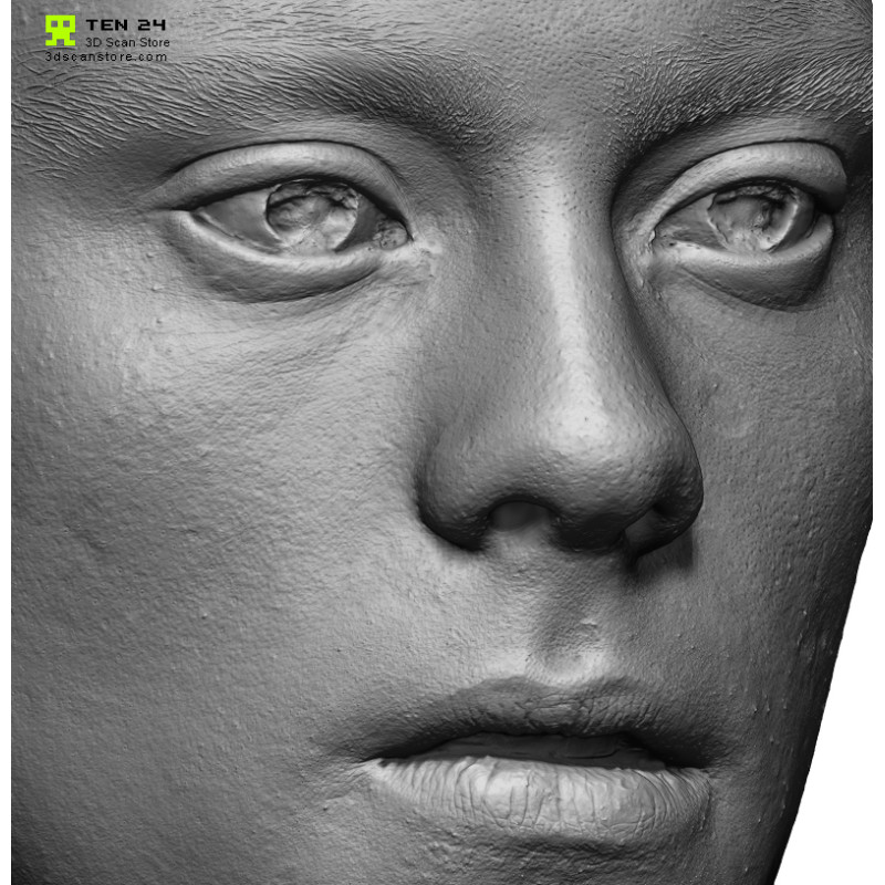 Male 21 Head Scan Cleaned