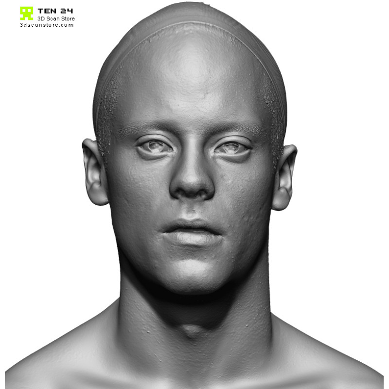 Male 21 Head Scan Cleaned