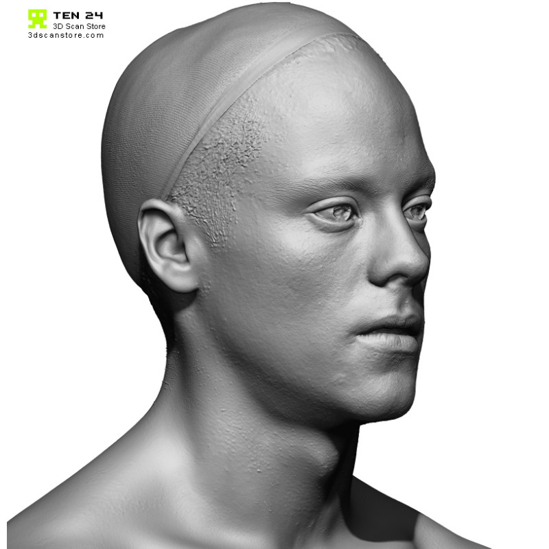 Male 21 Head Scan Cleaned