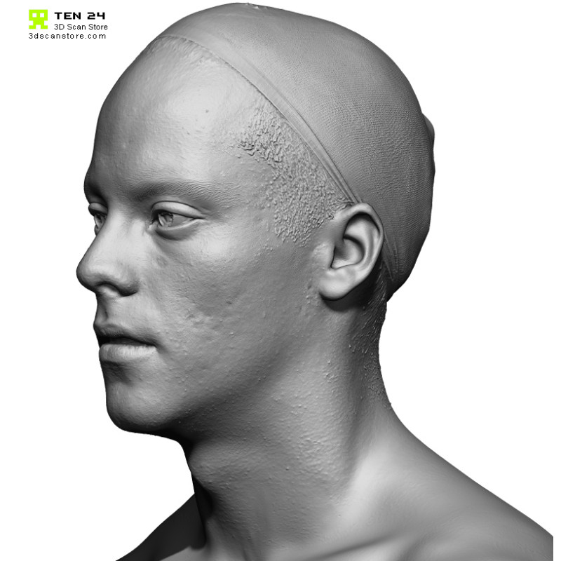 Male 21 Head Scan Cleaned