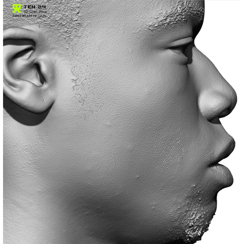 Male 22 Head Scan Cleaned