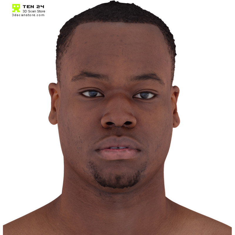 Male 22 Head Scan Cleaned