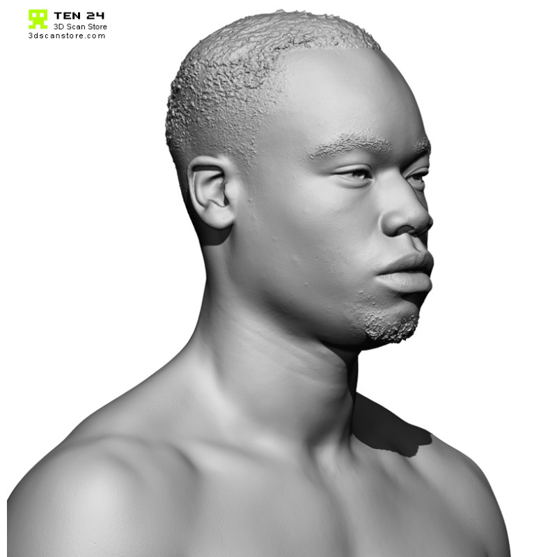 Male 22 Head Scan Cleaned