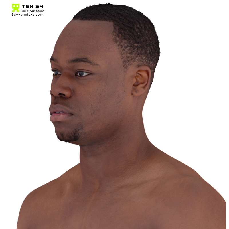 Male 22 Head Scan Cleaned