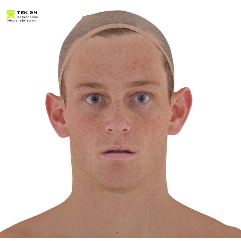 Male 23 Head Scan Cleaned