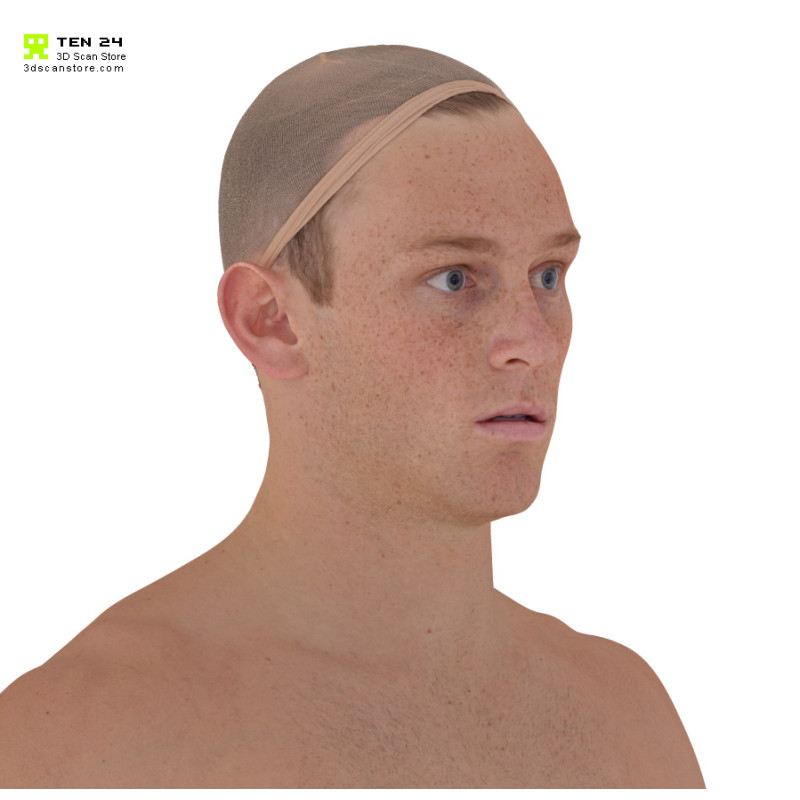 Male 23 Head Scan Cleaned