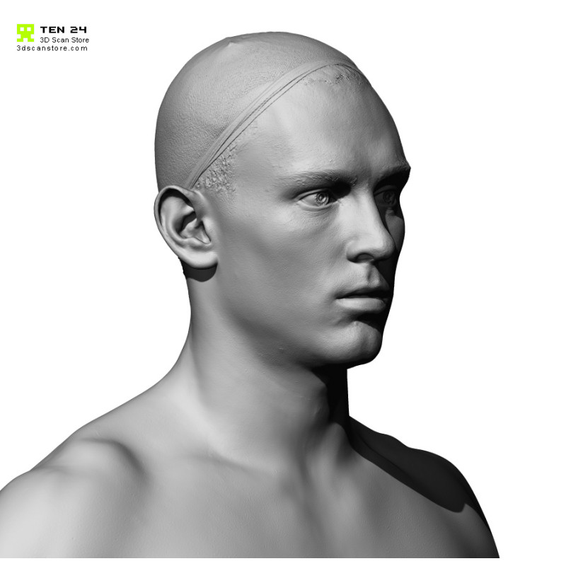 Male 23 Head Scan Cleaned