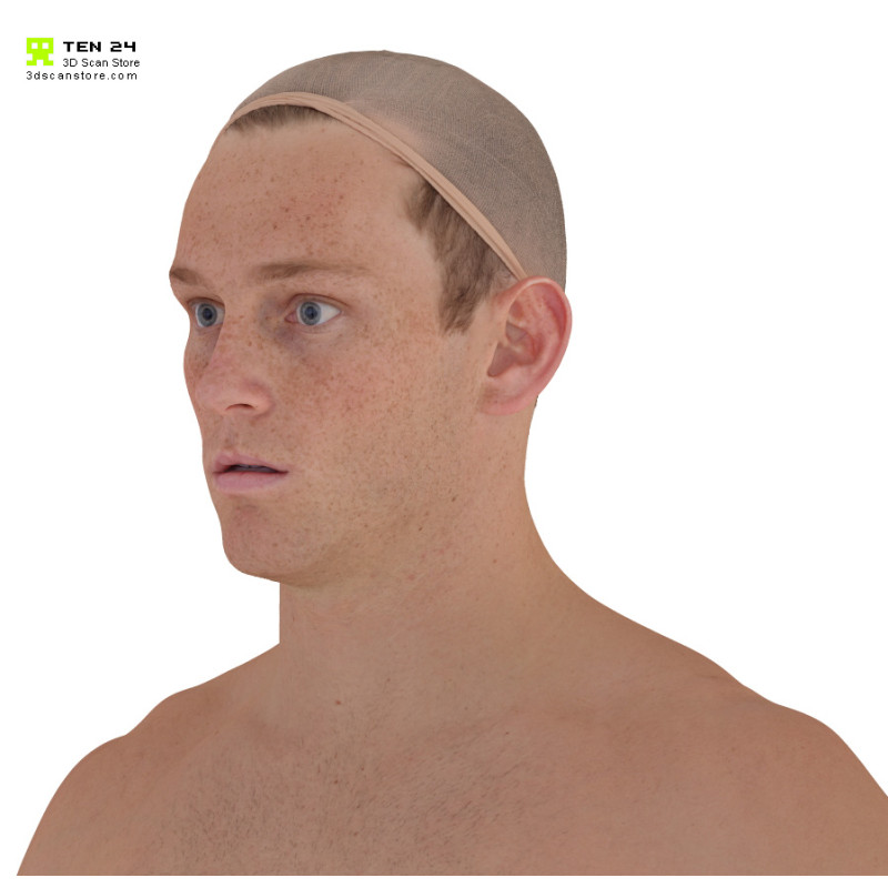 Male 23 Head Scan Cleaned