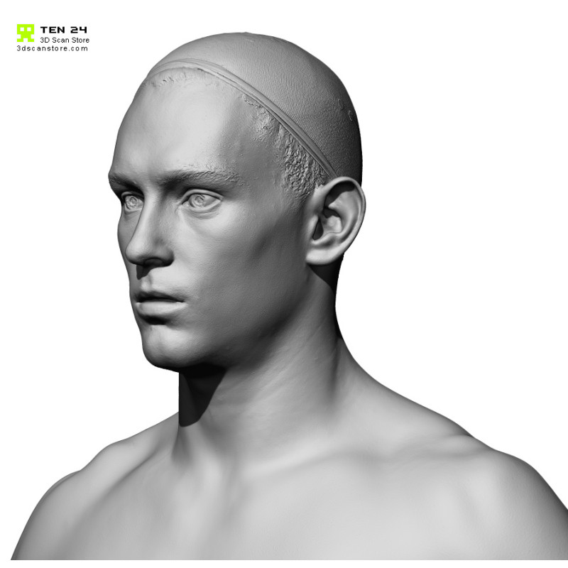 Male 23 Head Scan Cleaned