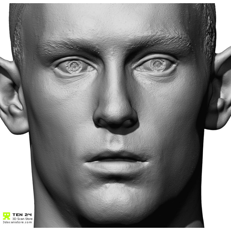 Male 23 Head Scan Cleaned