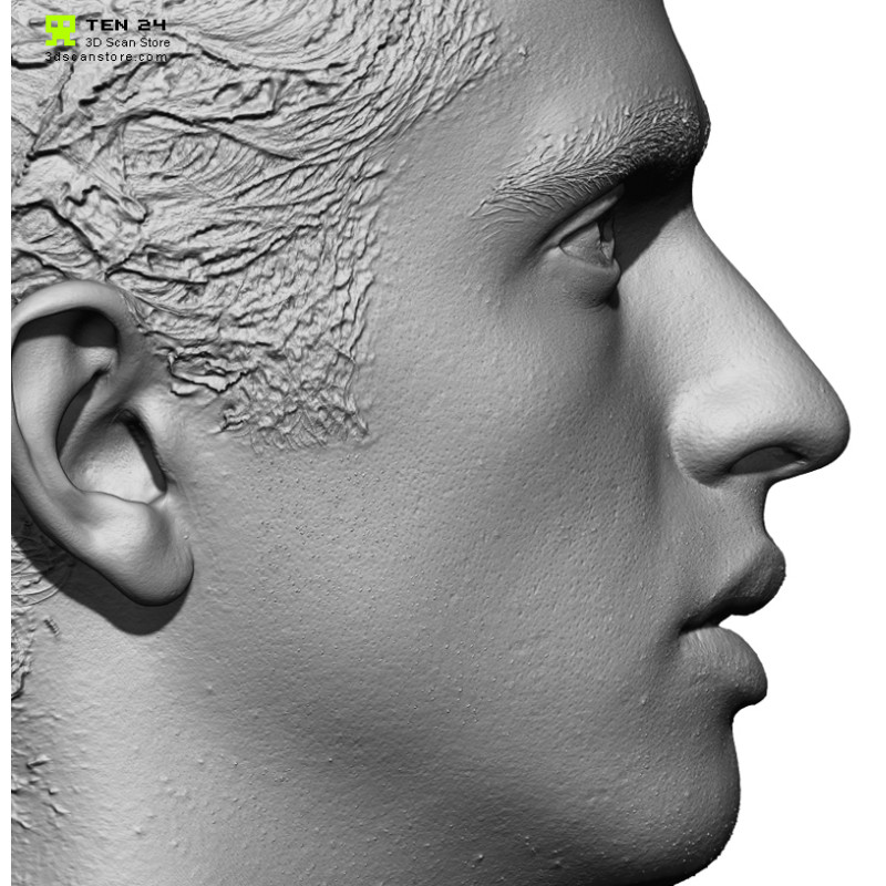 Male 24 Head Scan Cleaned