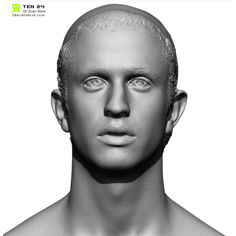 Male 24 Head Scan Cleaned