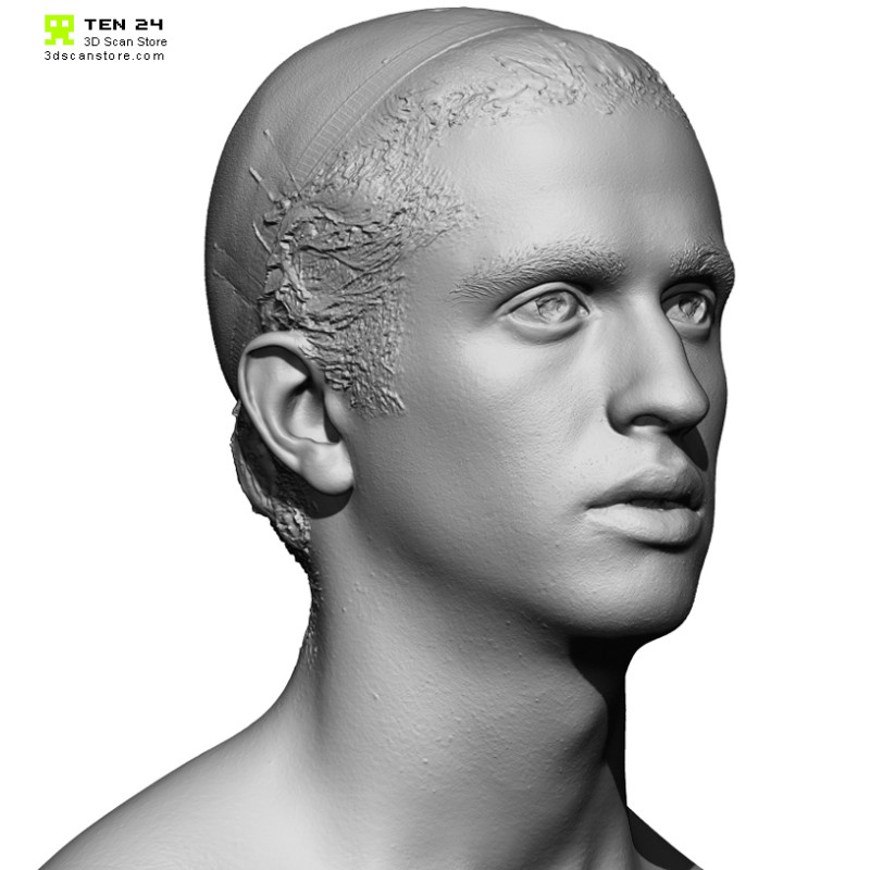 Male 24 Head Scan Cleaned