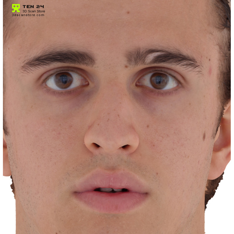 Male 24 Head Scan Cleaned