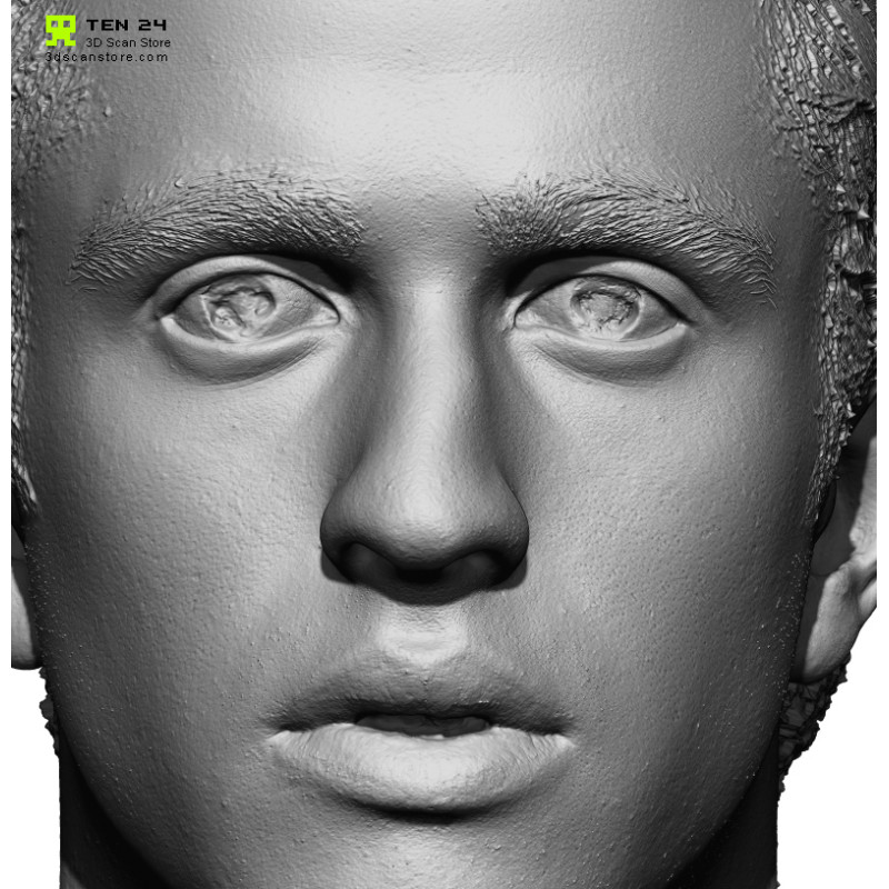 Male 24 Head Scan Cleaned